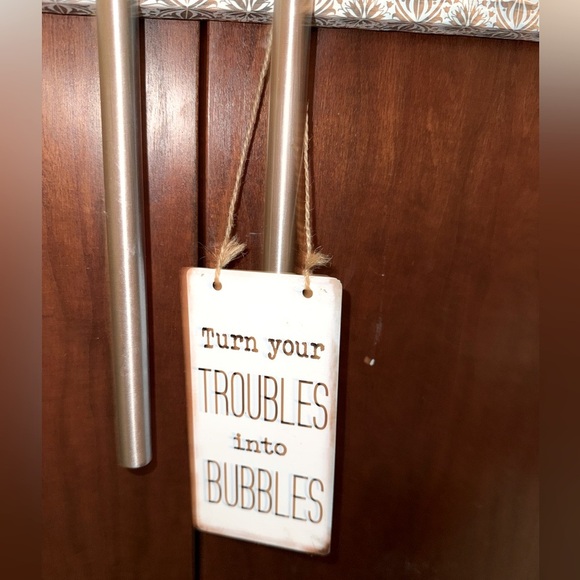 “you are the bubbles to my bath” bathroom wall art canvas & matching And sign - Picture 4 of 9